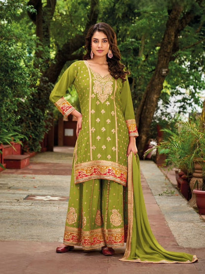 Samaira Palazzo Suit - Roop Darshan