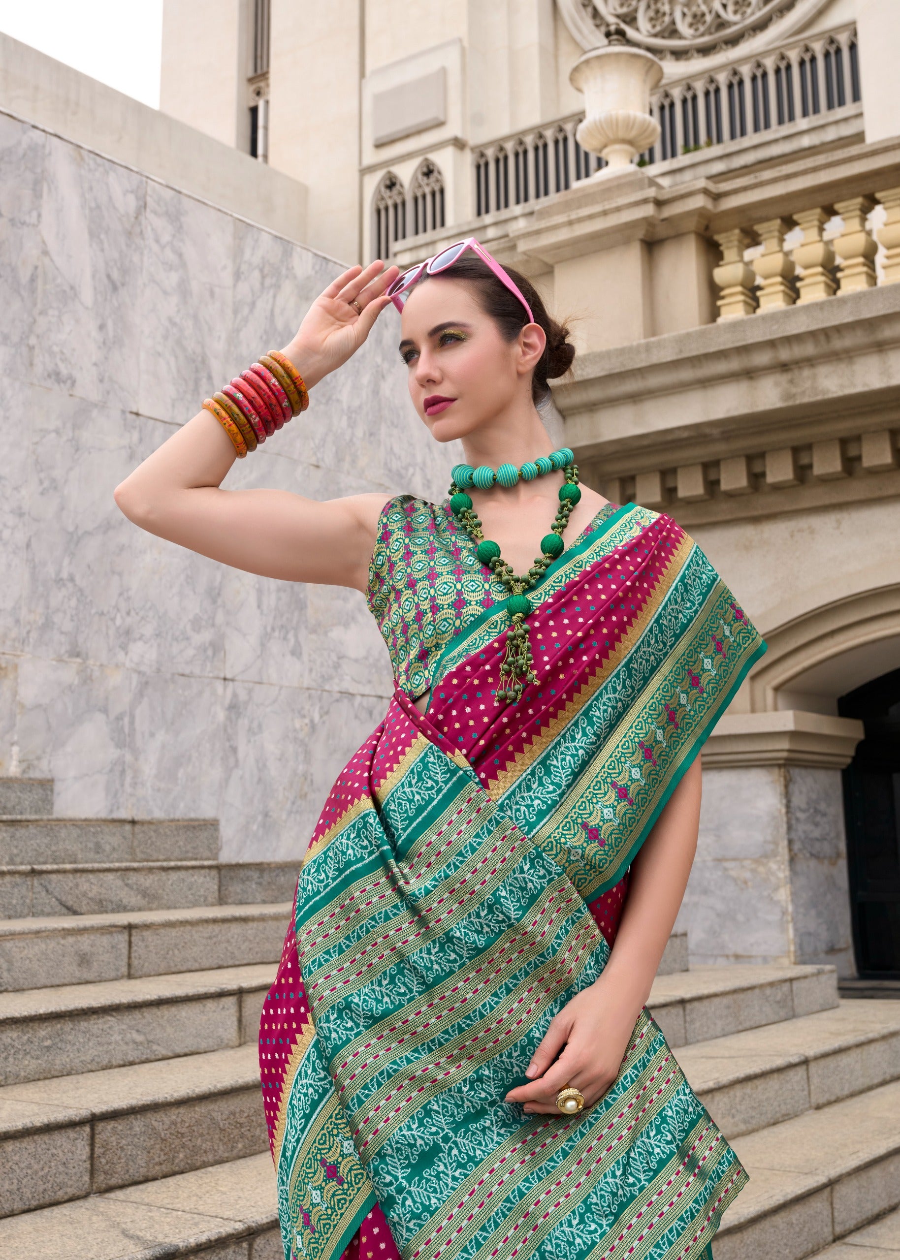 Karthika Silk Saree - Roop Darshan