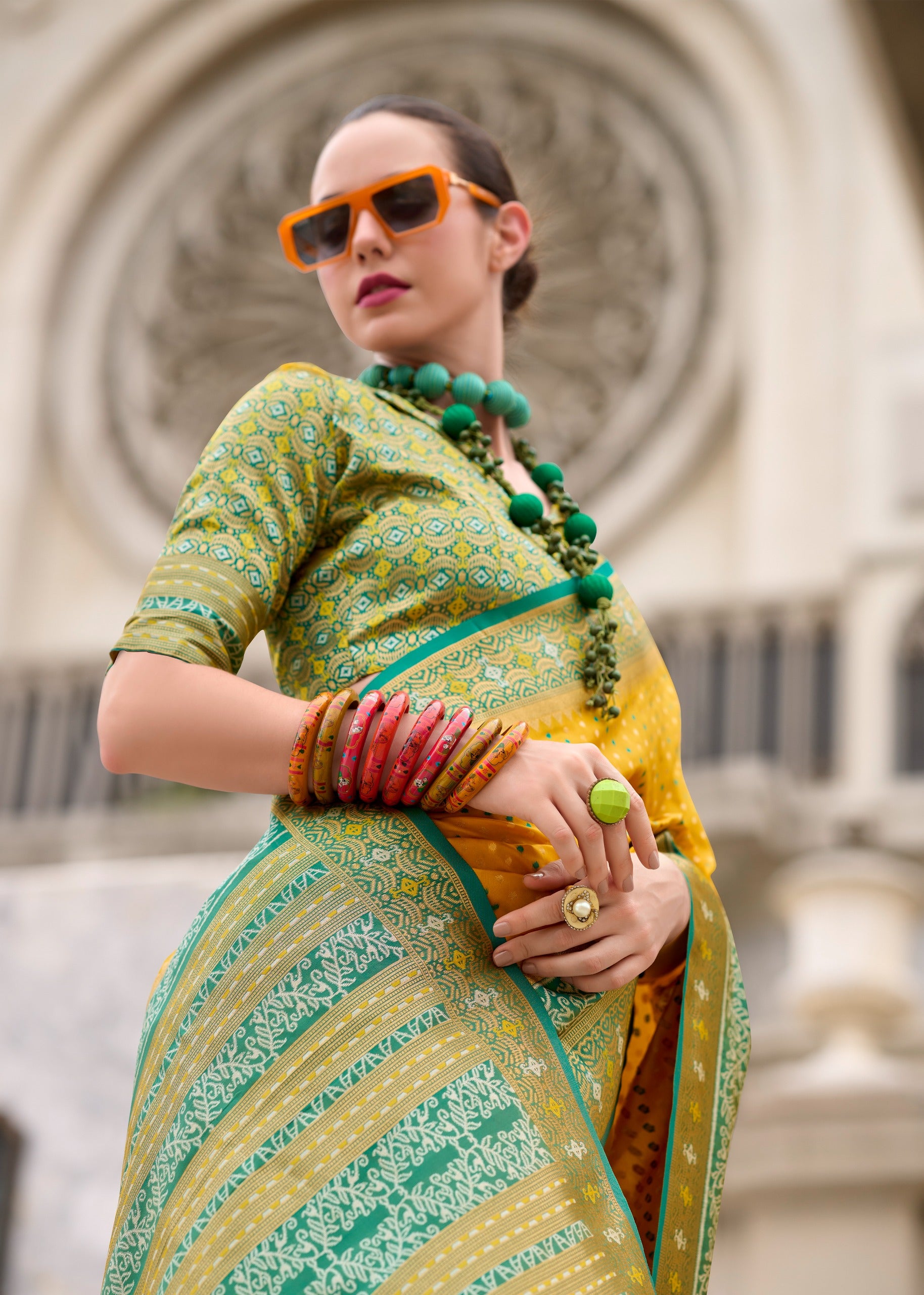Karthika Silk Saree - Roop Darshan