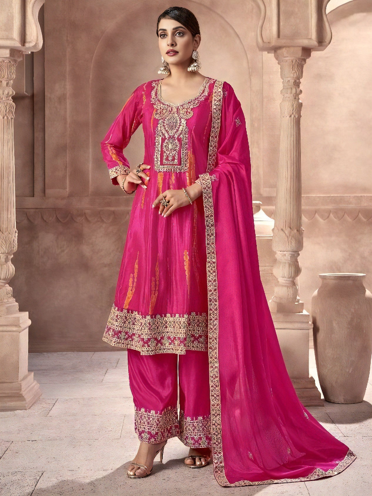 Tiyana Flair Palazzo Suit