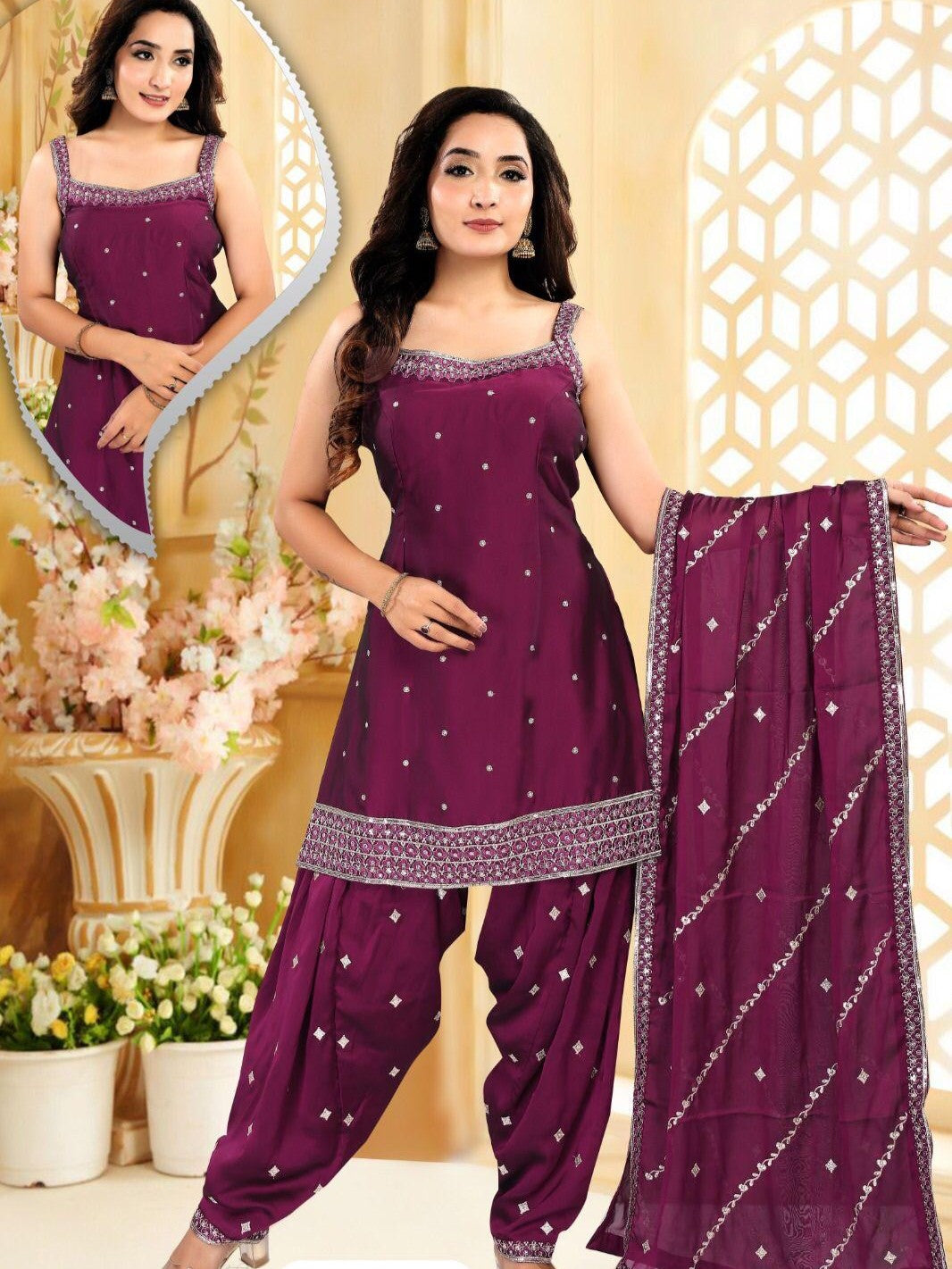Manvi Patiyala Suit - Roop Darshan