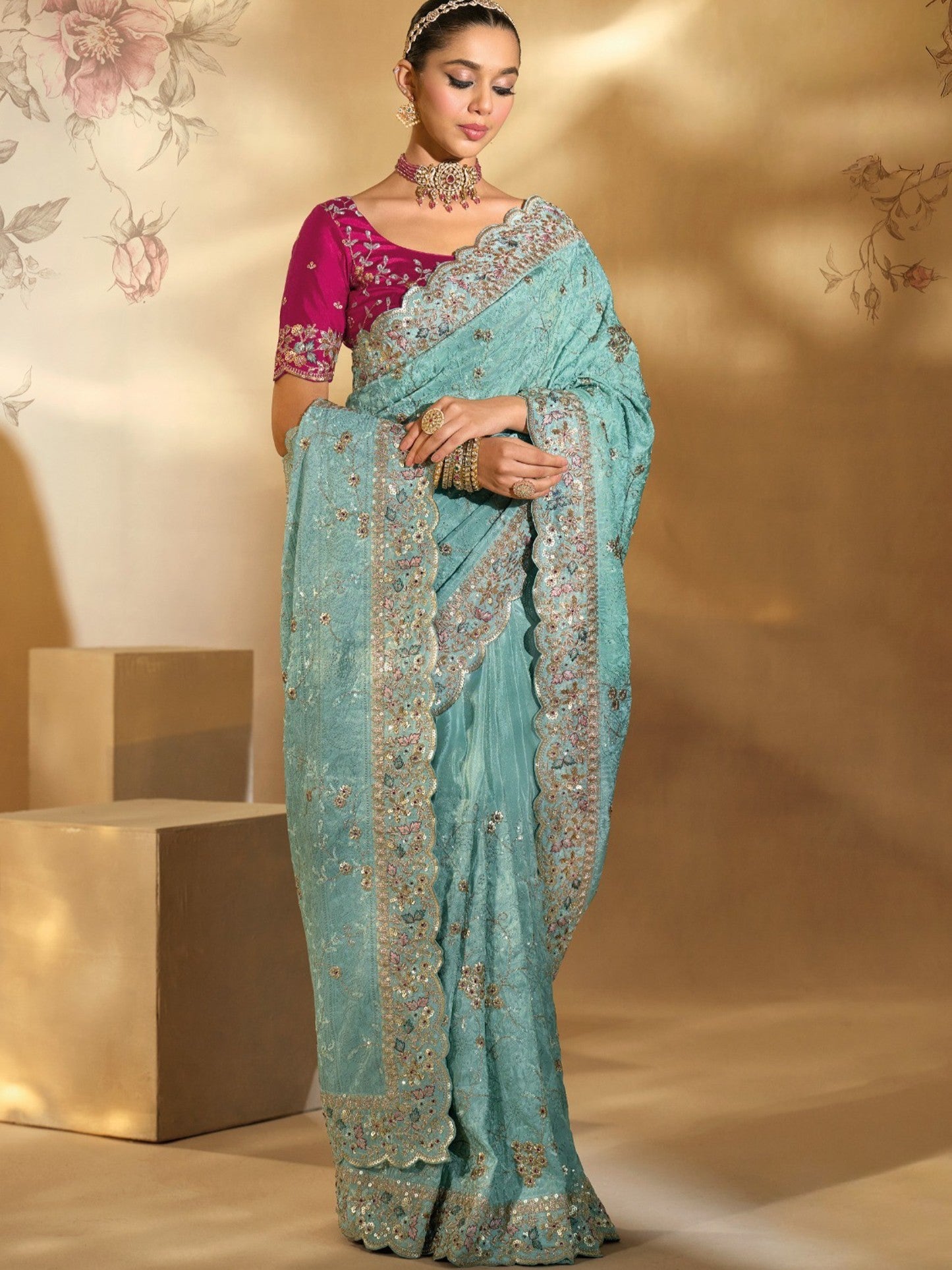 Nishka Saree - Roop Darshan