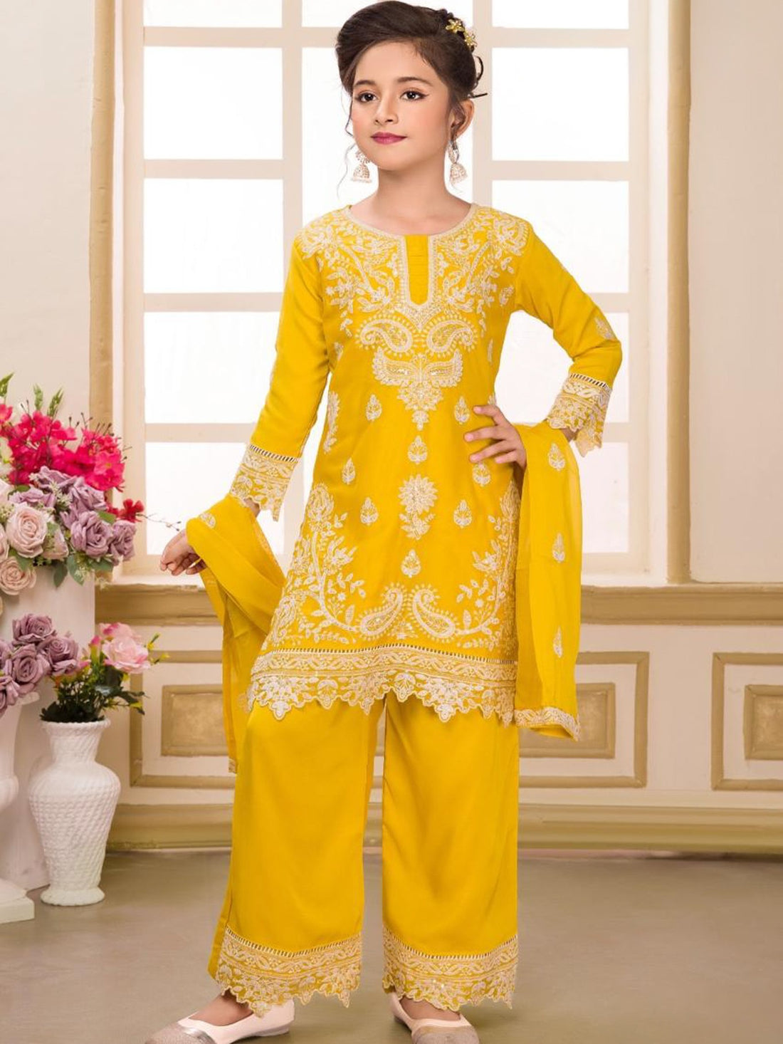 Stella Palazzo Suit - Roop Darshan