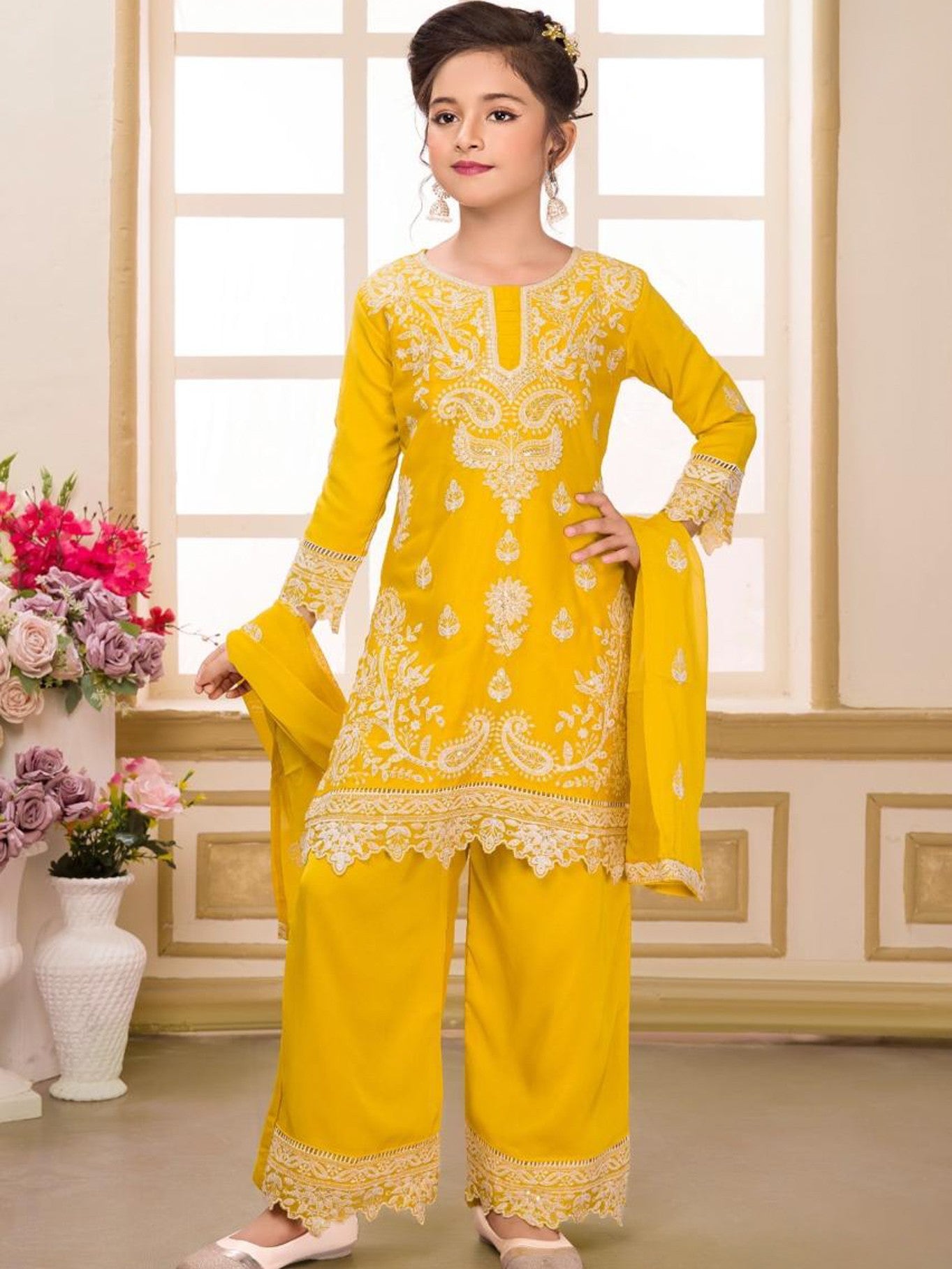 Stella Palazzo Suit - Roop Darshan
