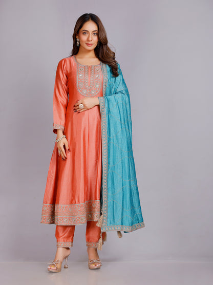 Rishita Silk Embellished Suit