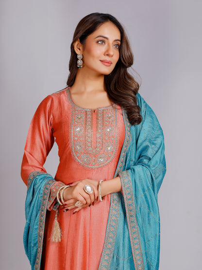 Rishita Silk Embellished Suit