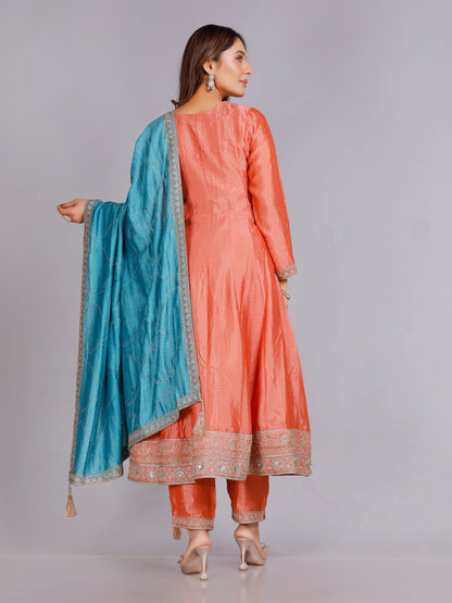 Rishita Silk Embellished Suit