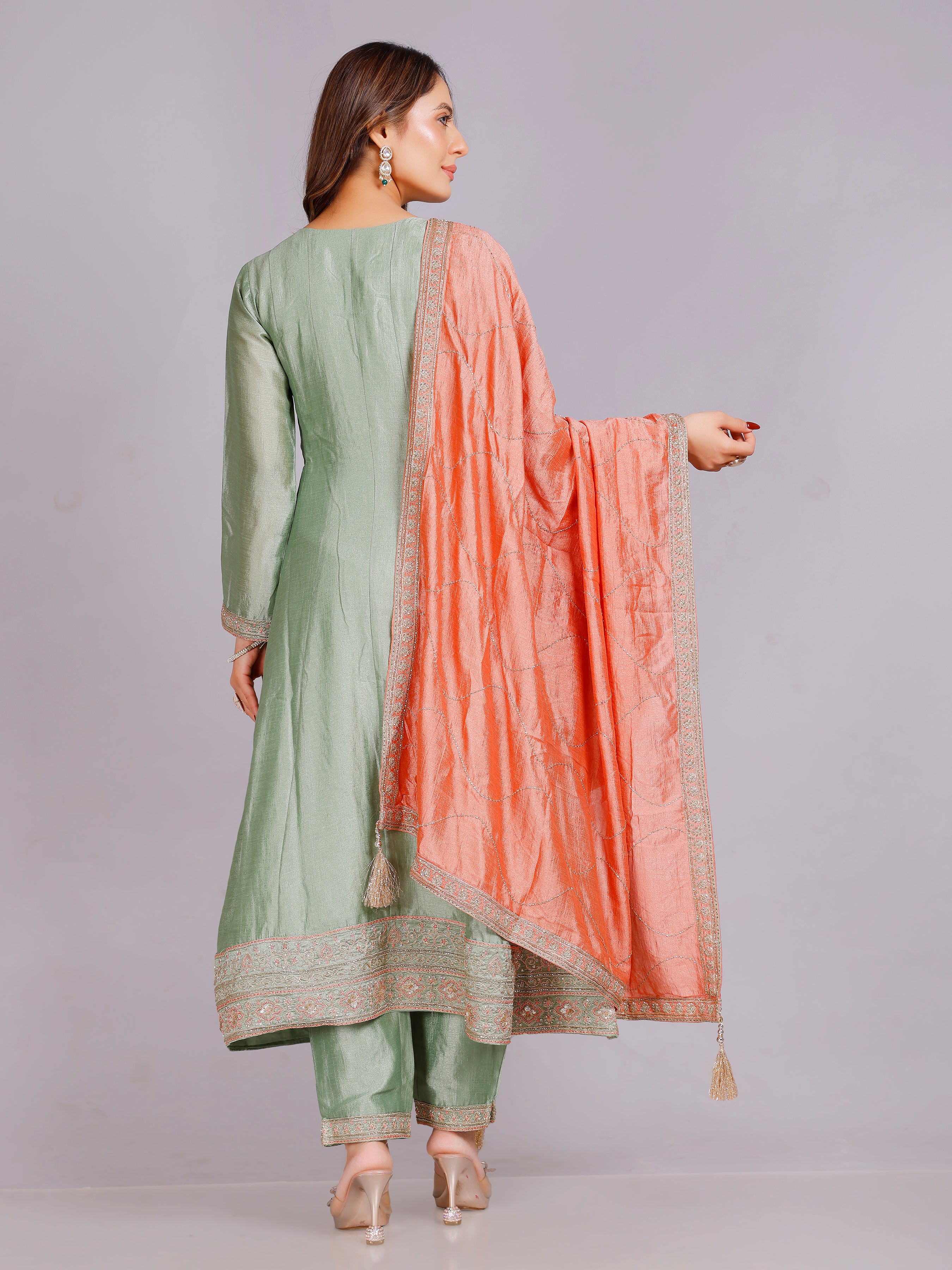 Rishita Silk Embellished Suit