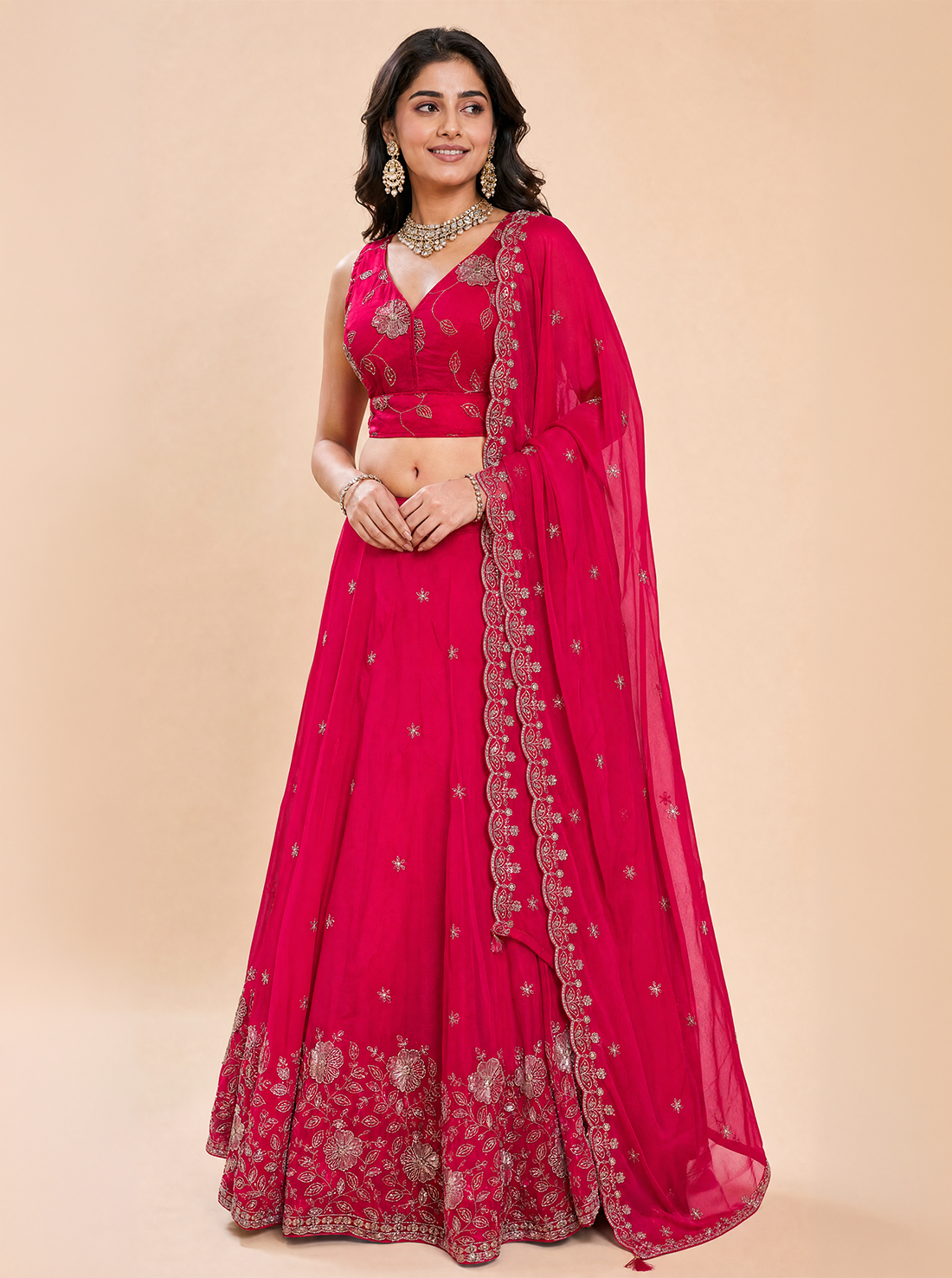 Tanvi Tissue Lehenga Set