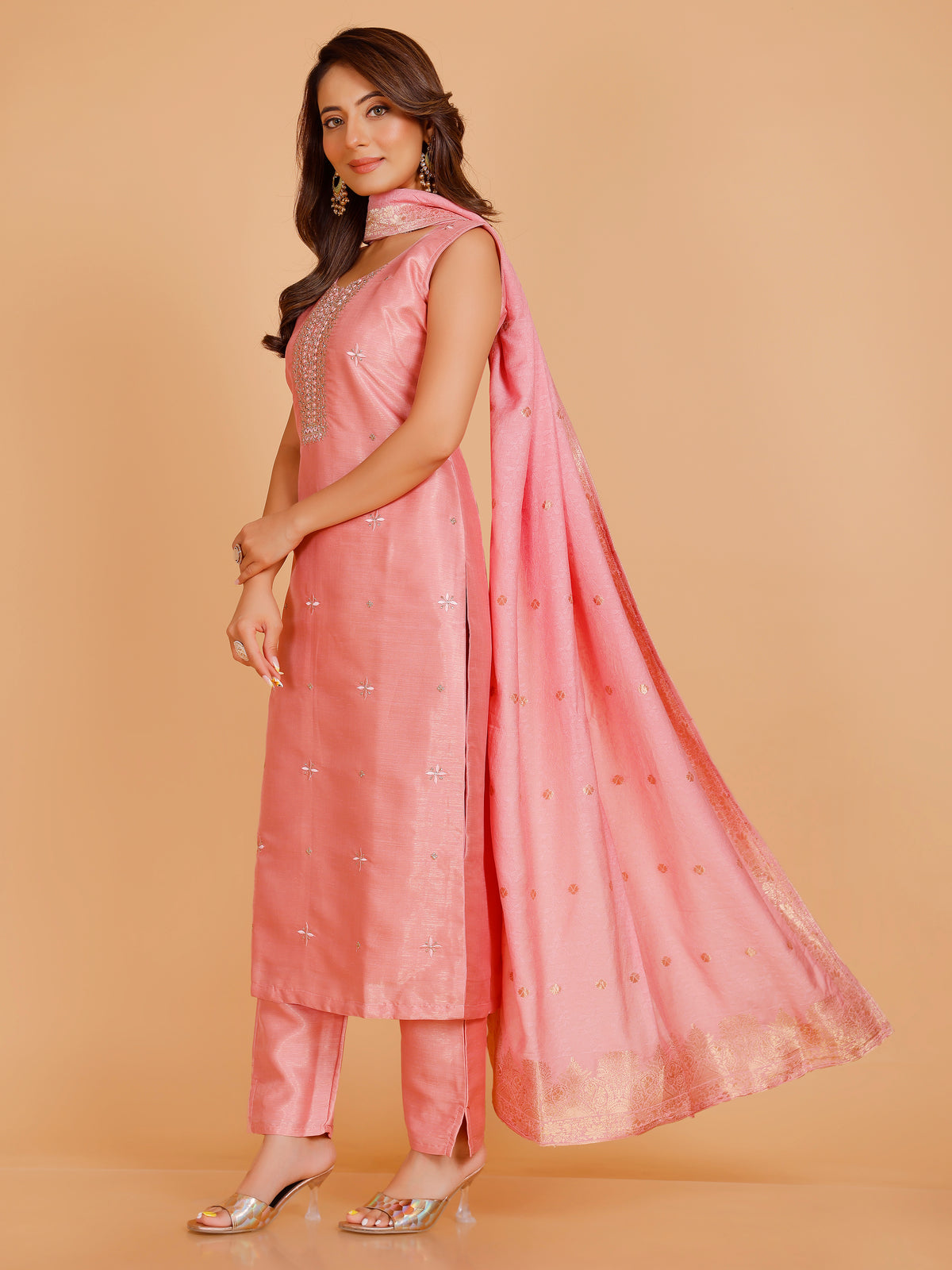 Grishma Silk Straight Suit