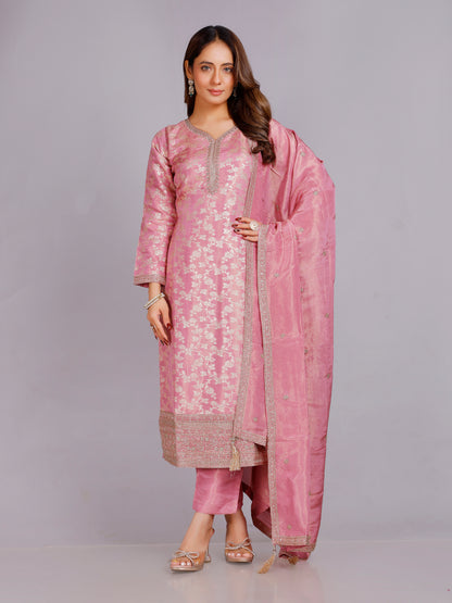 Disha Silk Straight Suit