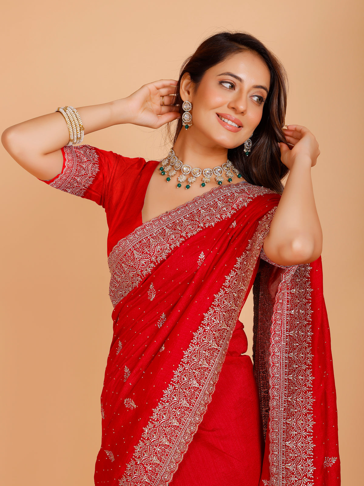 Vanshika Silk Zari Saree
