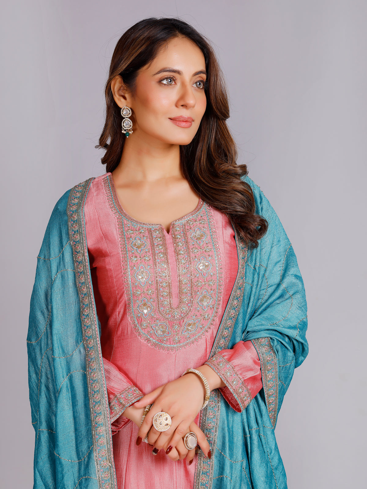 Rishita Silk Embellished Suit