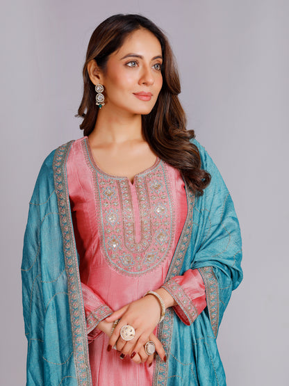 Rishita Silk Embellished Suit