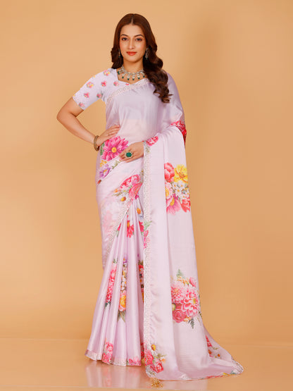 Mishka Silk Printed Saree