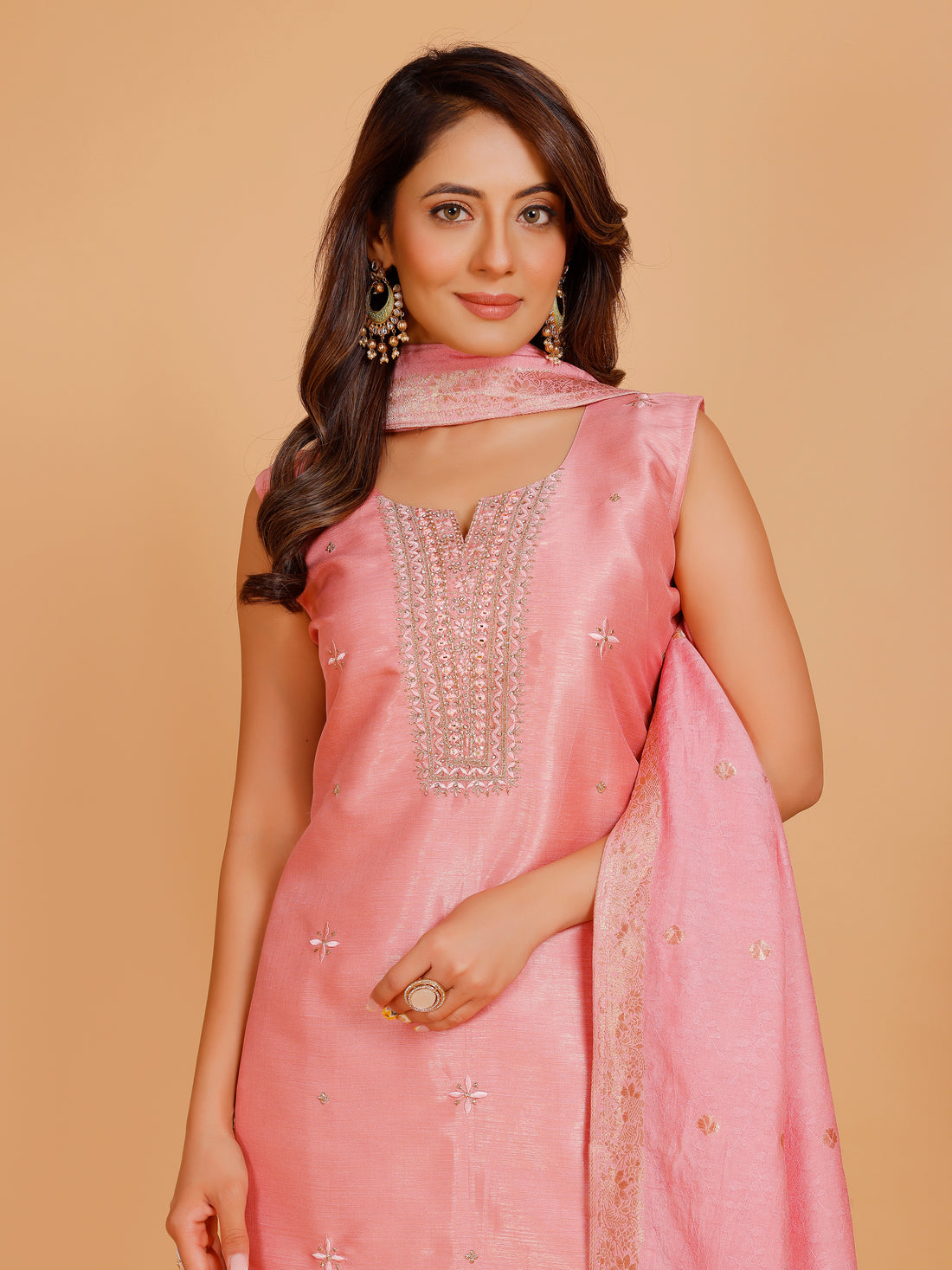 Grishma Silk Straight Suit