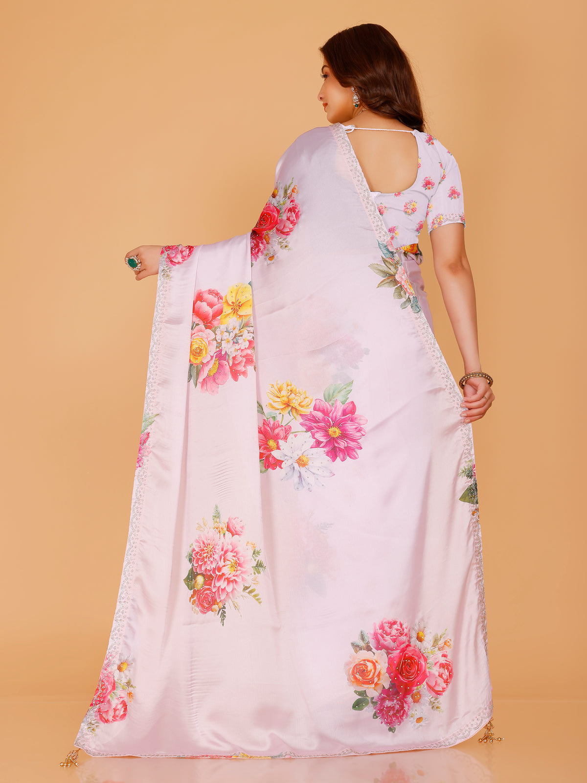 Mishka Silk Printed Saree
