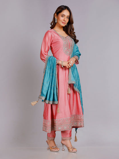 Rishita Silk Embellished Suit