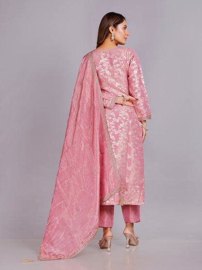 Disha Silk Straight Suit