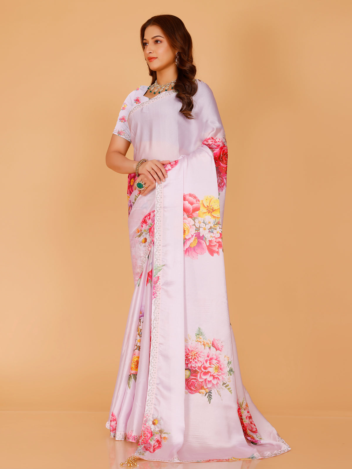 Mishka Silk Printed Saree