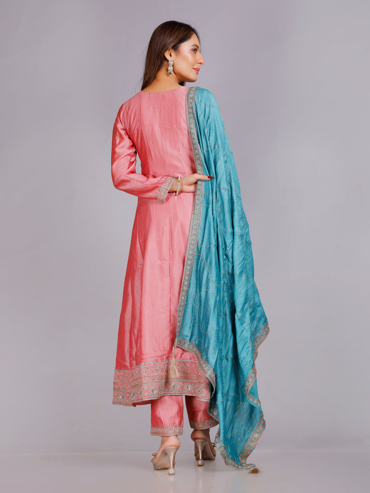 Rishita Silk Embellished Suit