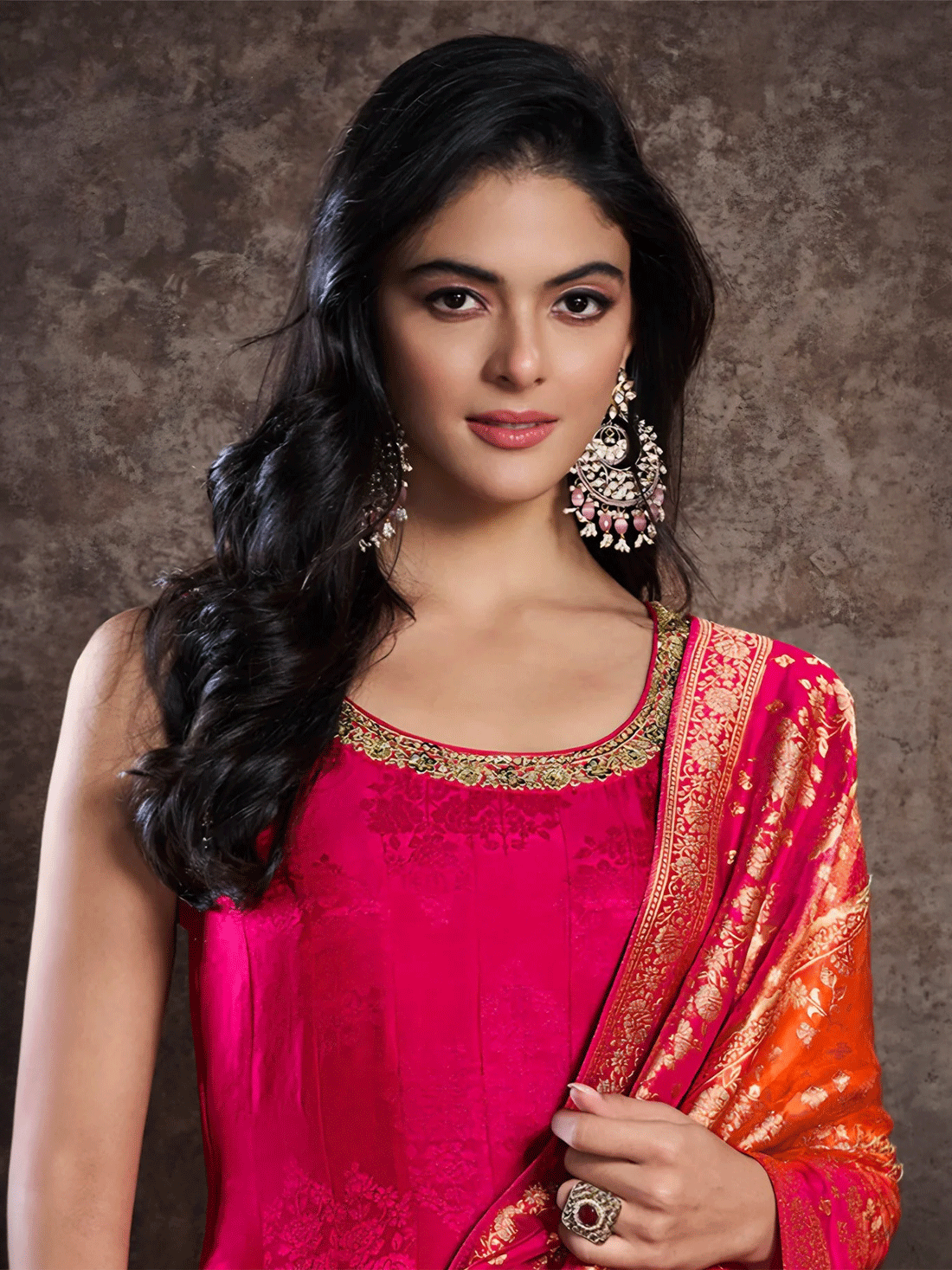 Diana Silk Anarkali Suit