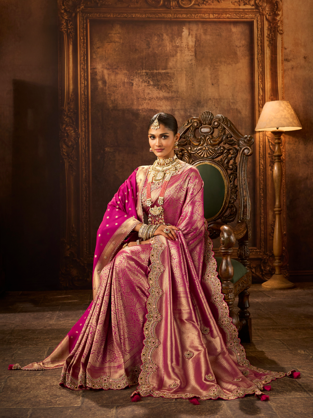 Anamika Zari Silk Ensemble