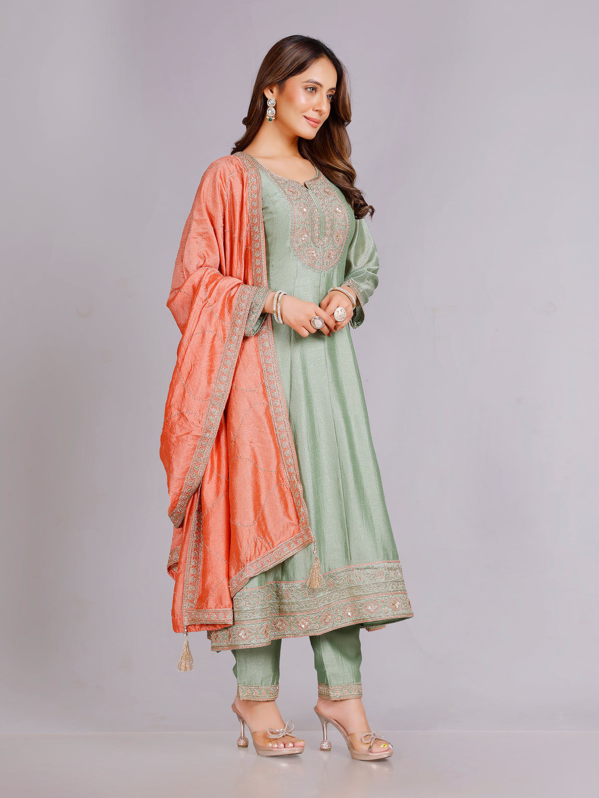 Rishita Silk Embellished Suit