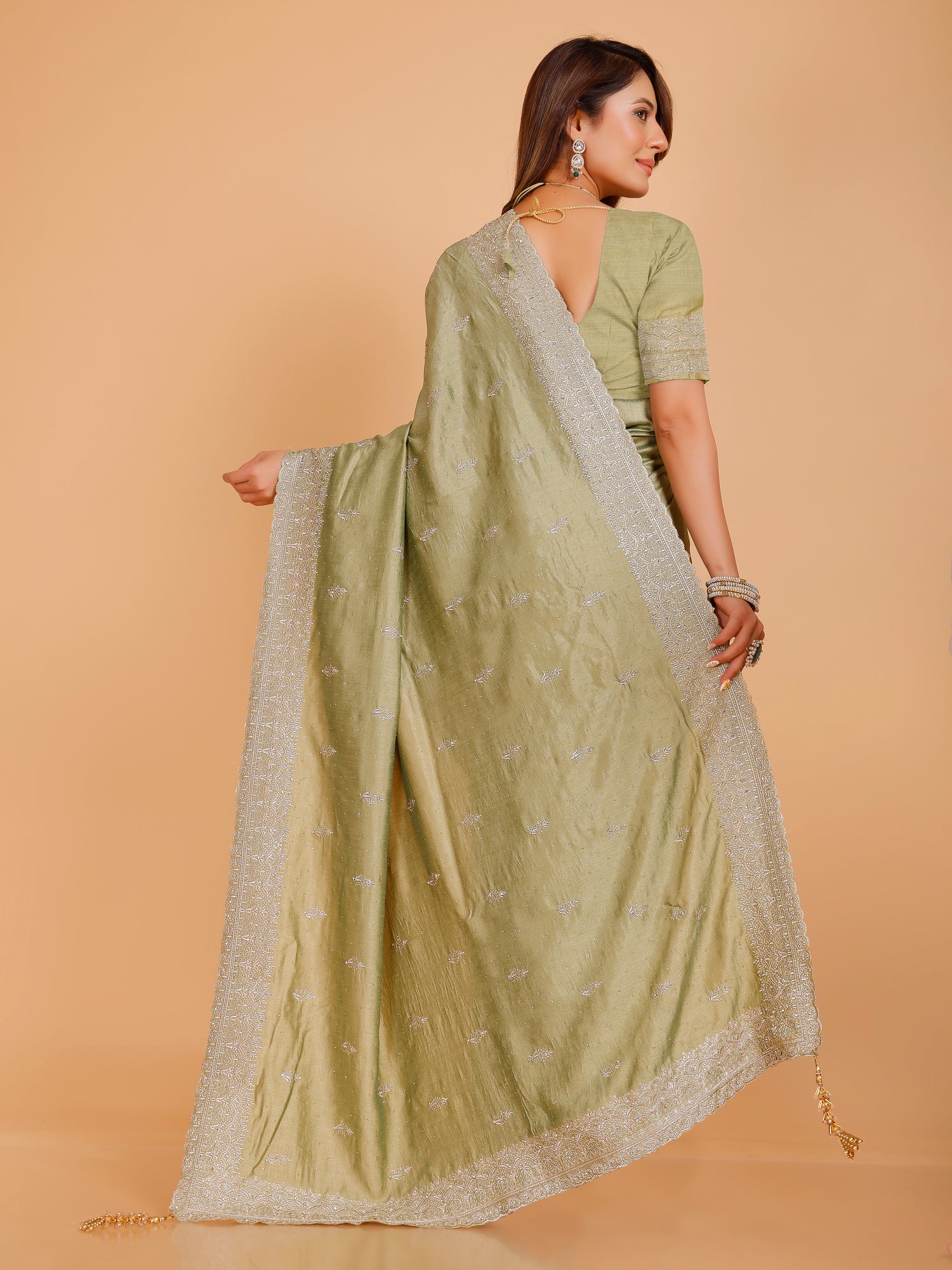 Vanshika Silk Zari Saree