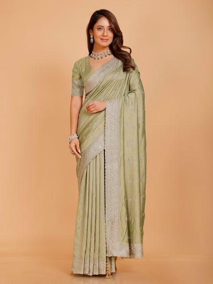 Vanshika Silk Zari Saree