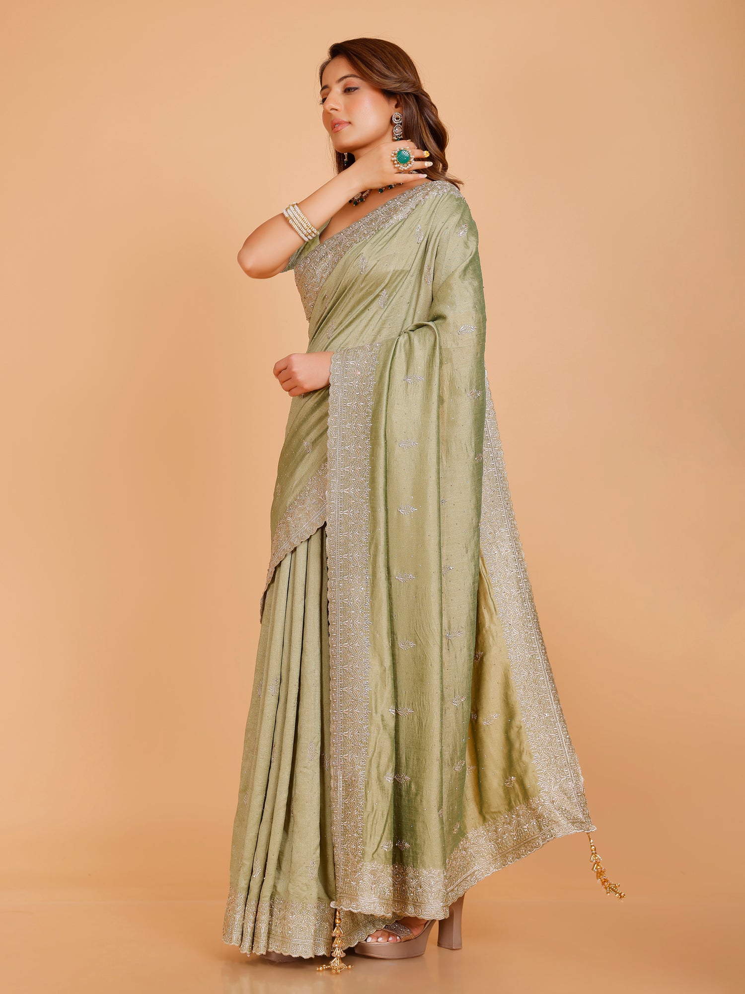 Vanshika Silk Zari Saree