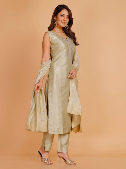 Grishma Silk Straight Suit