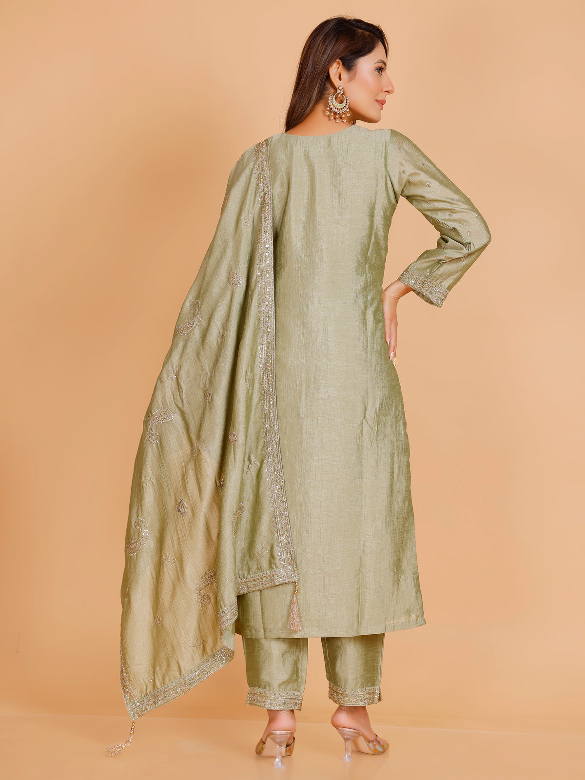 Kashish Silk Straight Suit