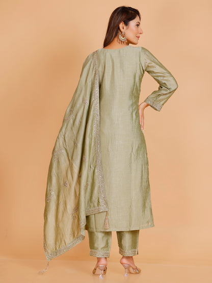 Kashish Silk Straight Suit