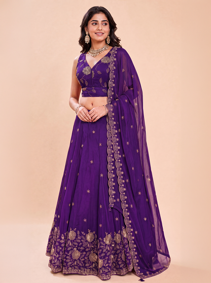 Tanvi Tissue Lehenga Set