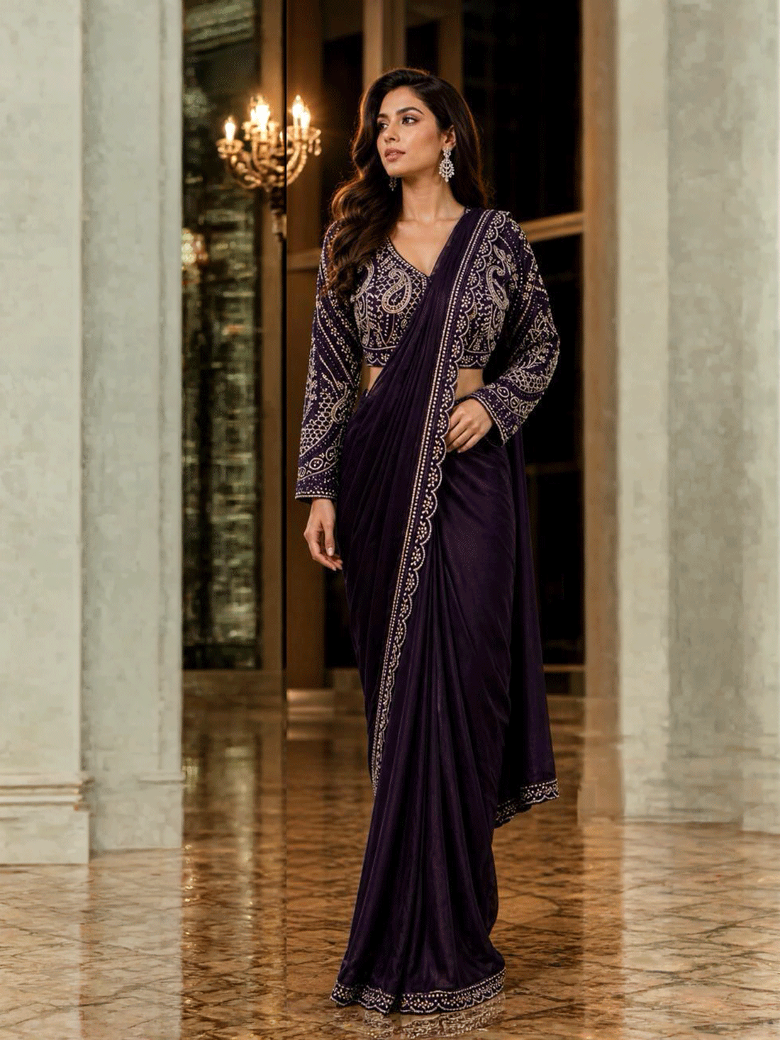 Avira Fendy Silk Choli Saree