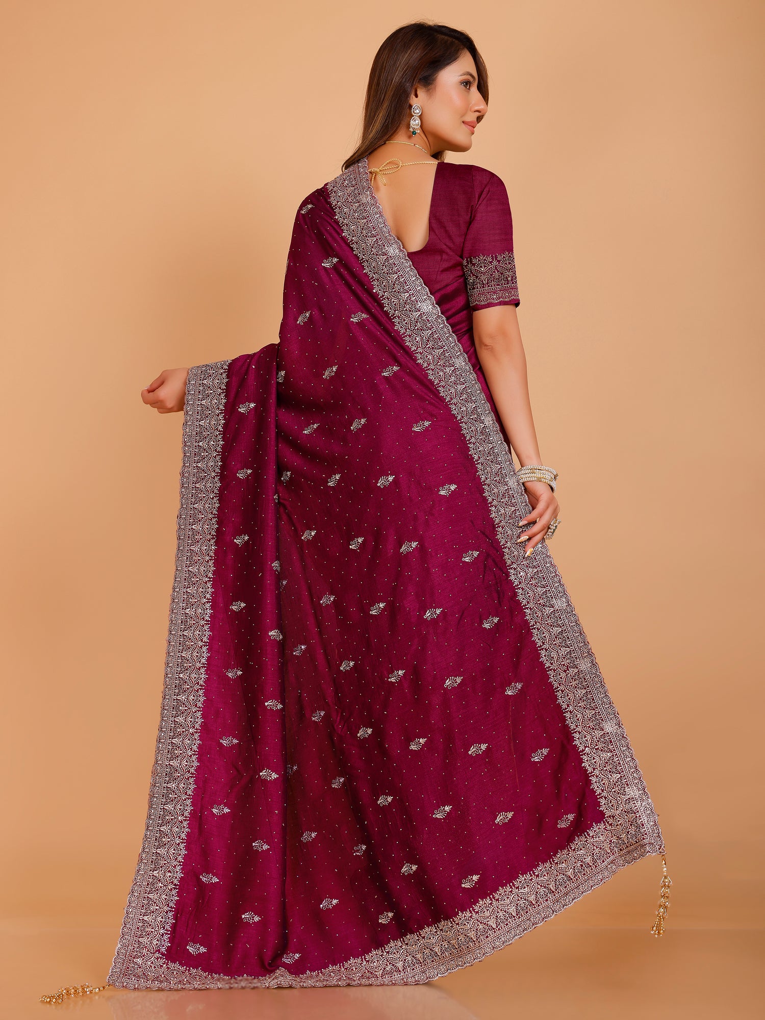 Vanshika Silk Zari Saree