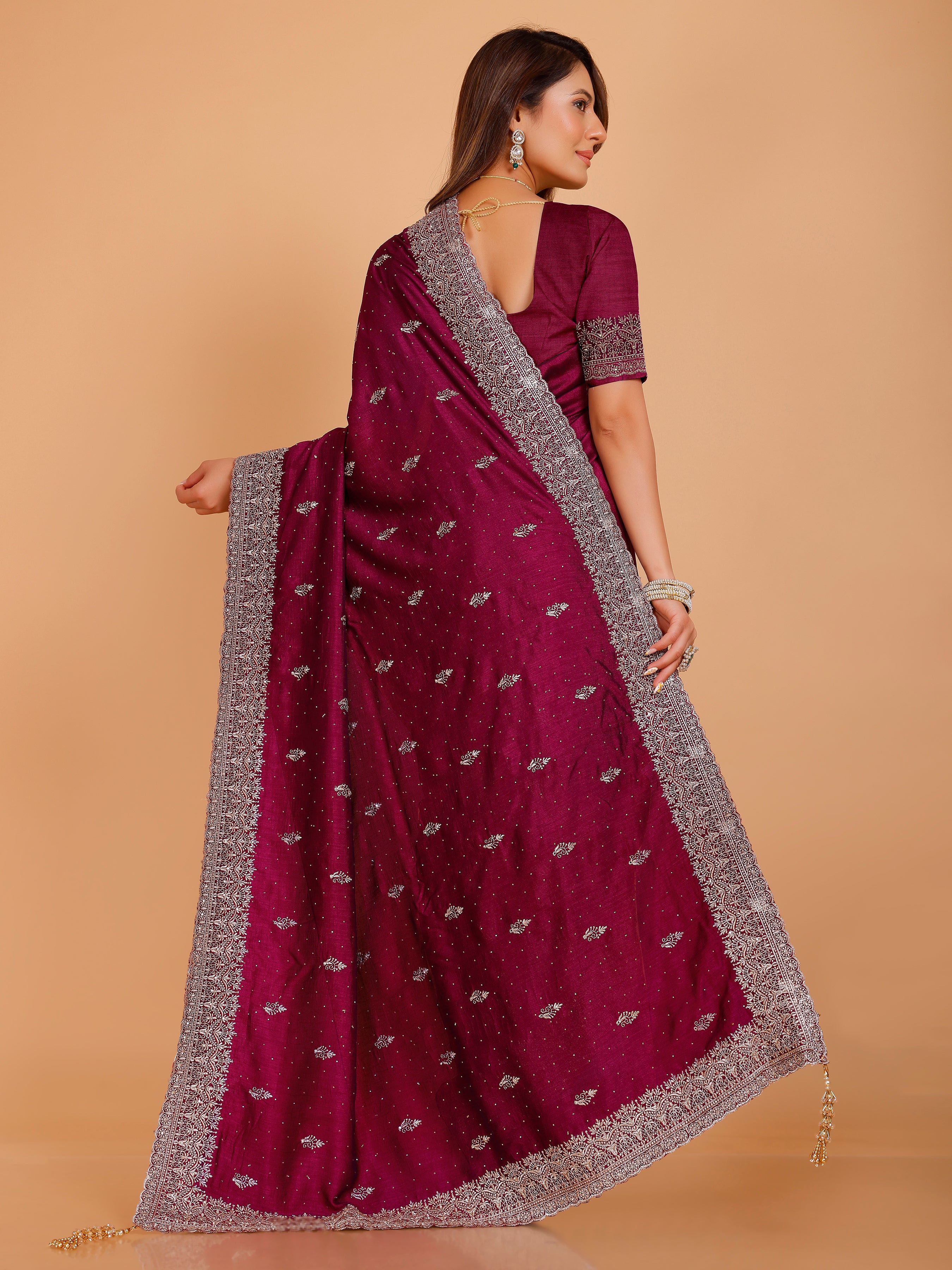 Vanshika Silk Zari Saree