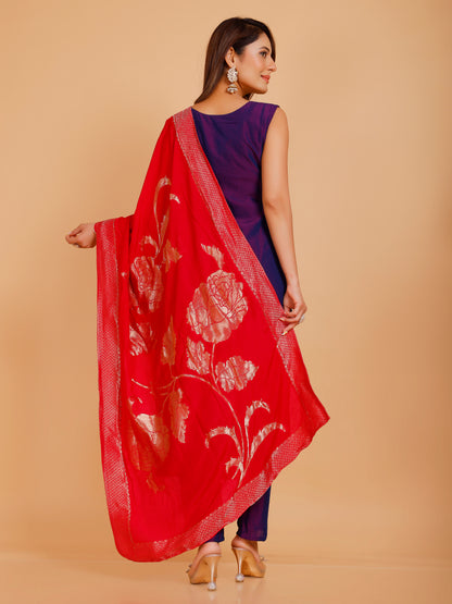 Vamika Silk Straight Suit