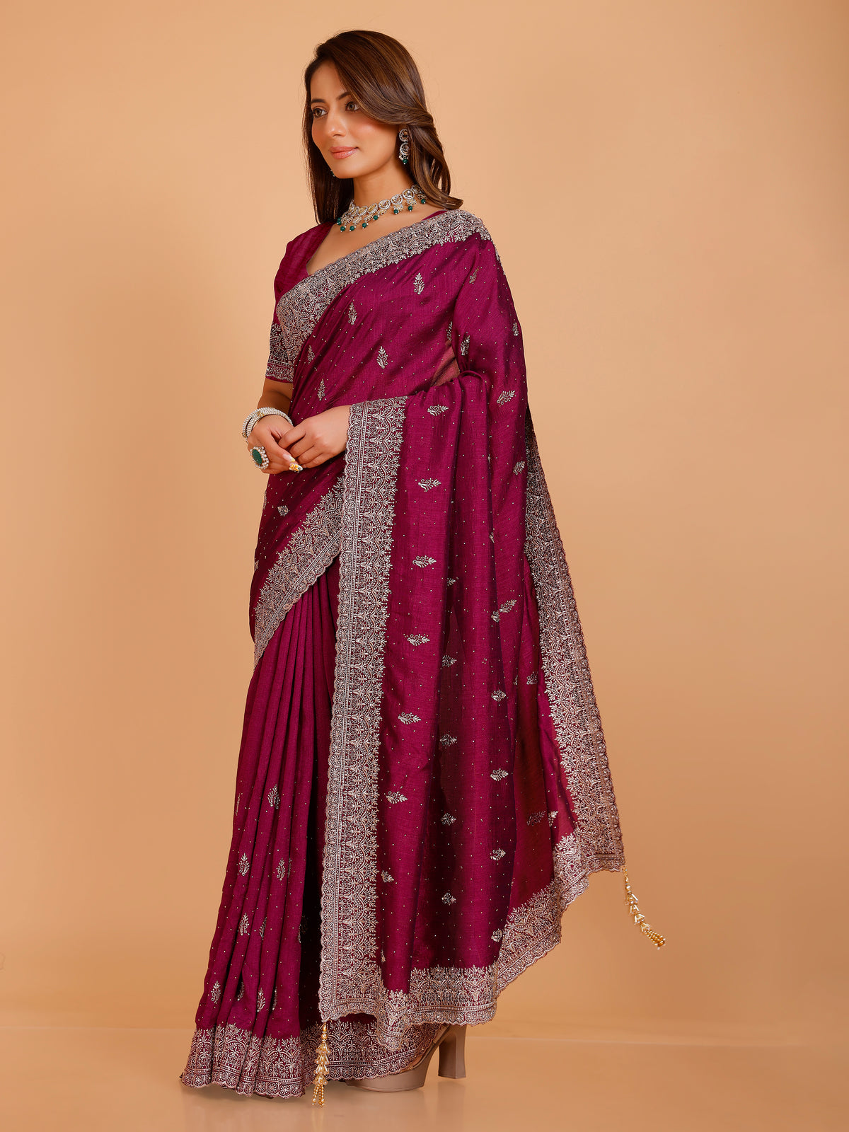 Vanshika Silk Zari Saree
