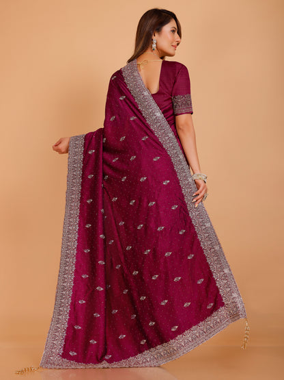 Vanshika Silk Zari Saree