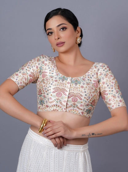 Silk Printed Blouse