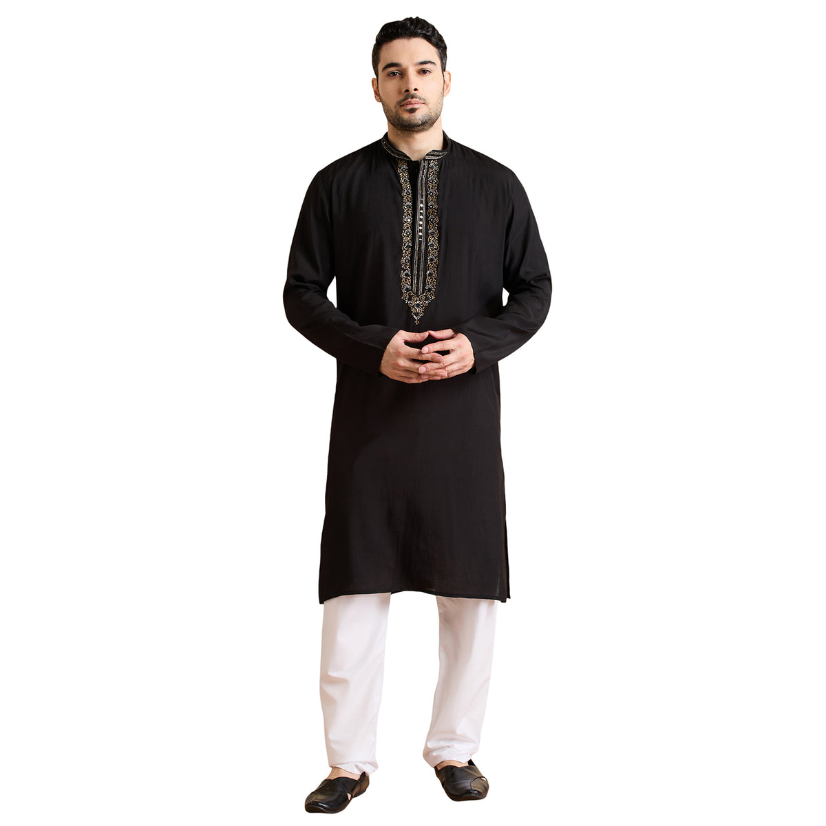 Silk Zari Tiki Kurta Set