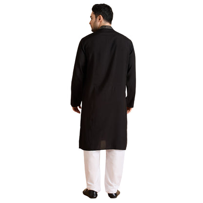 Silk Zari Tiki Kurta Set