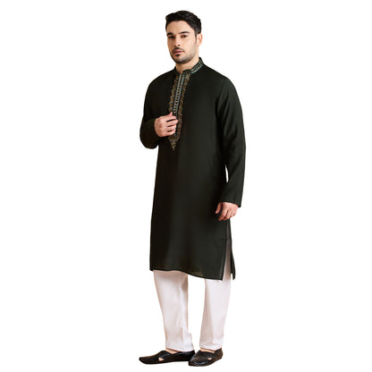 Silk Zari Tiki Kurta Set