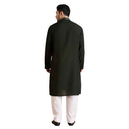 Silk Zari Tiki Kurta Set