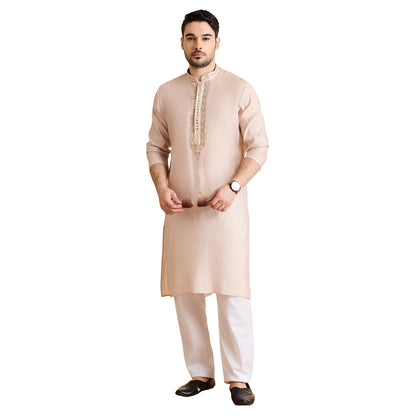 Silk Zari Tiki Kurta Set