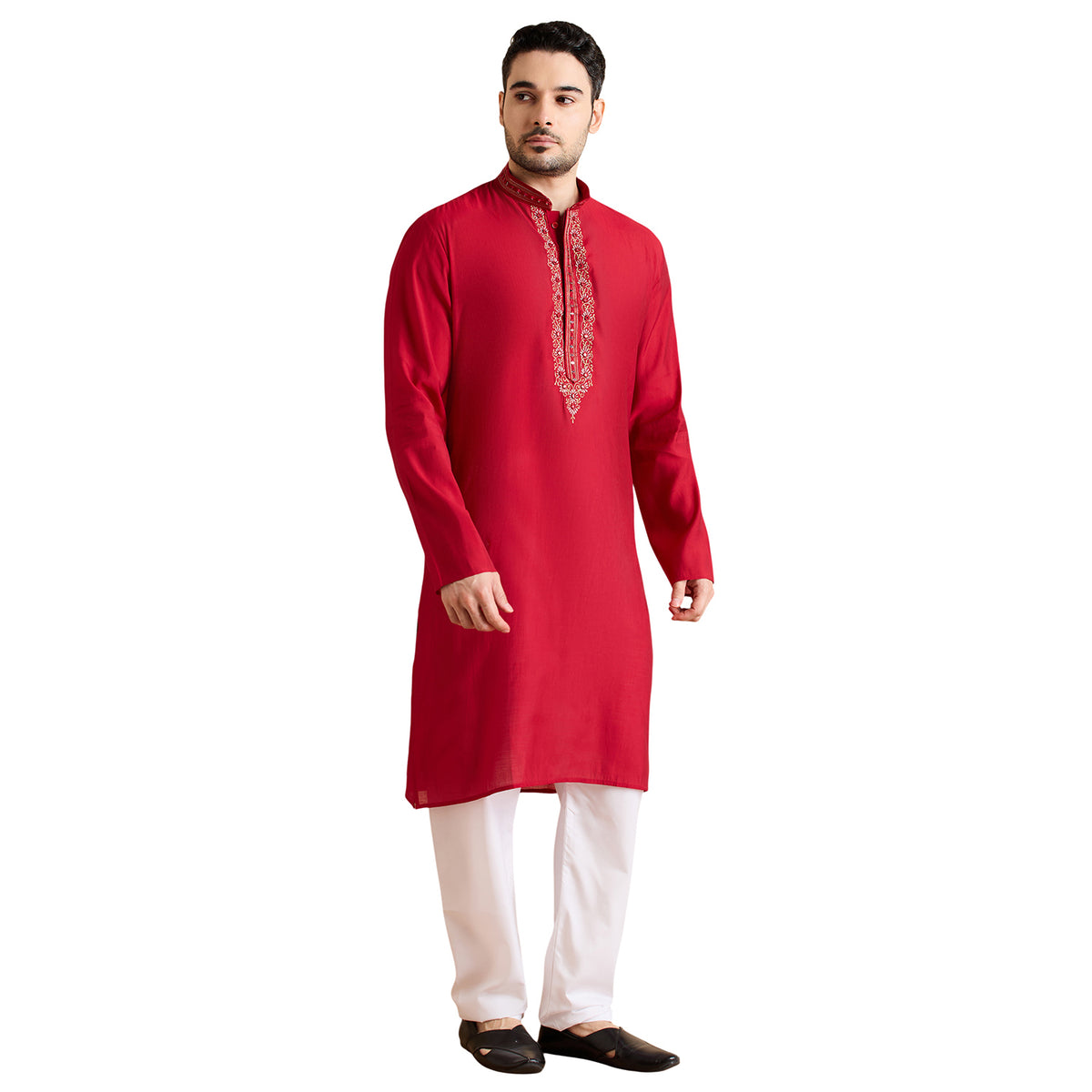 Silk Zari Tiki Kurta Set
