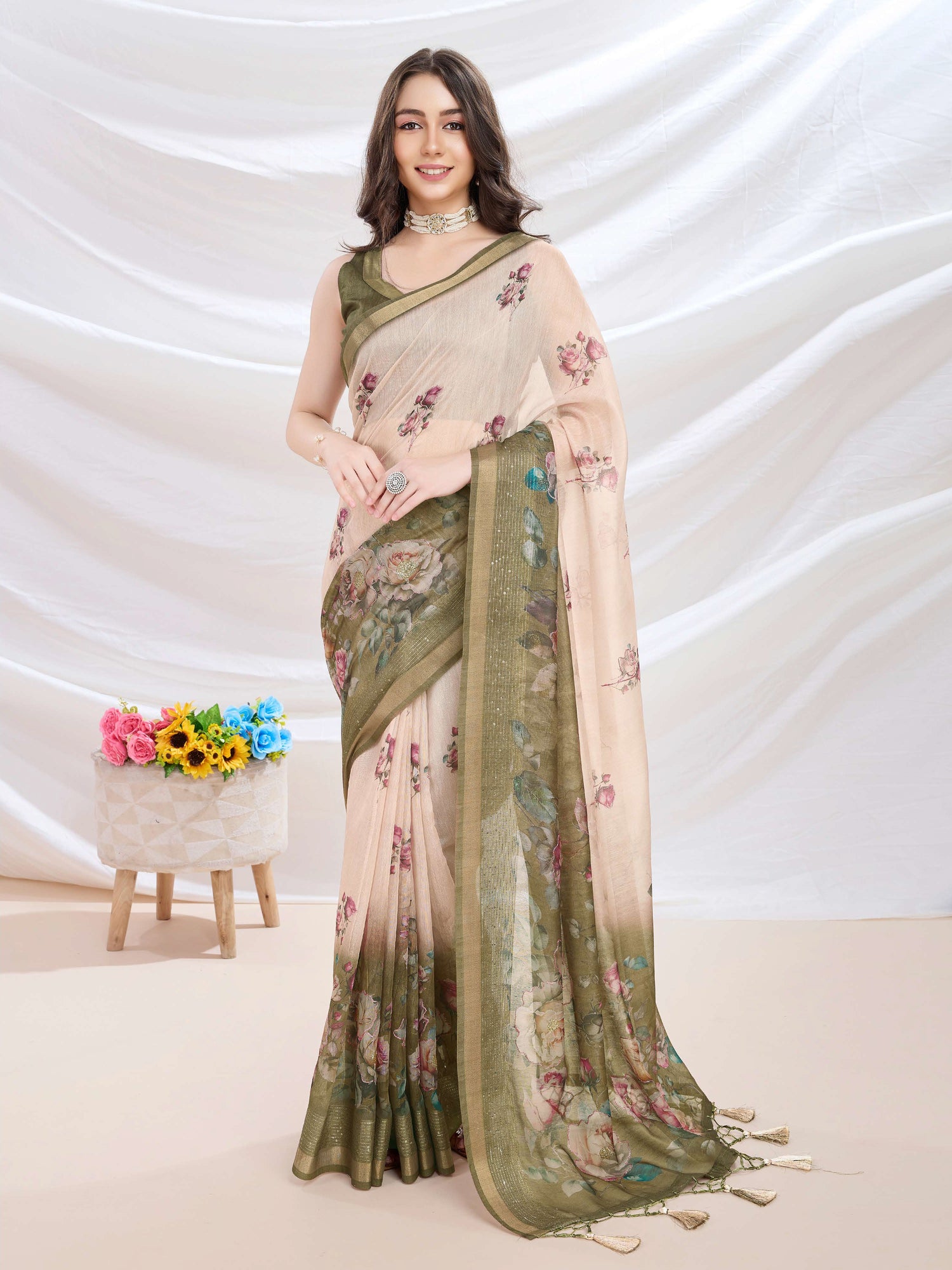 Varni Saree - Roop Darshan