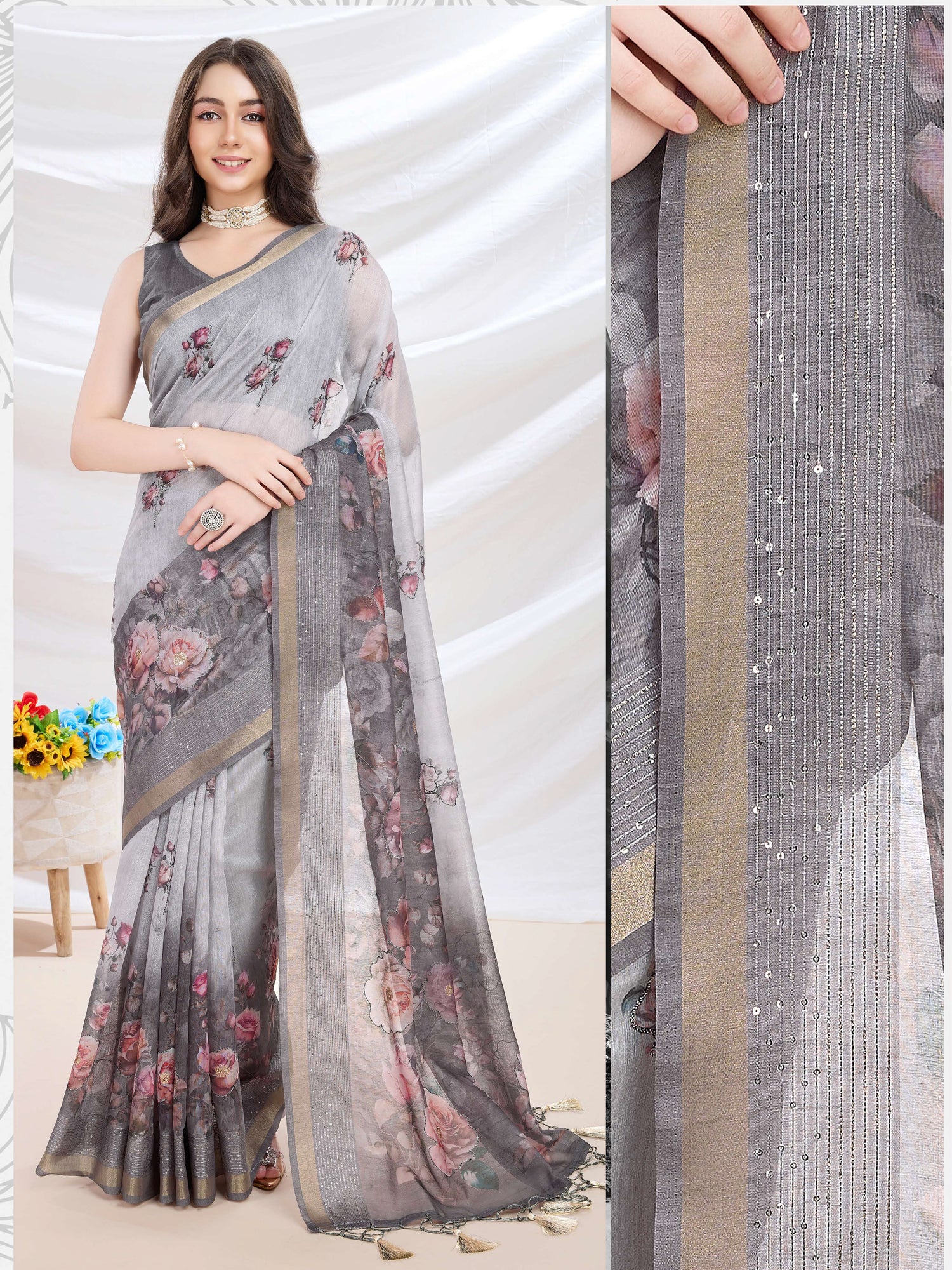 Varni Saree - Roop Darshan